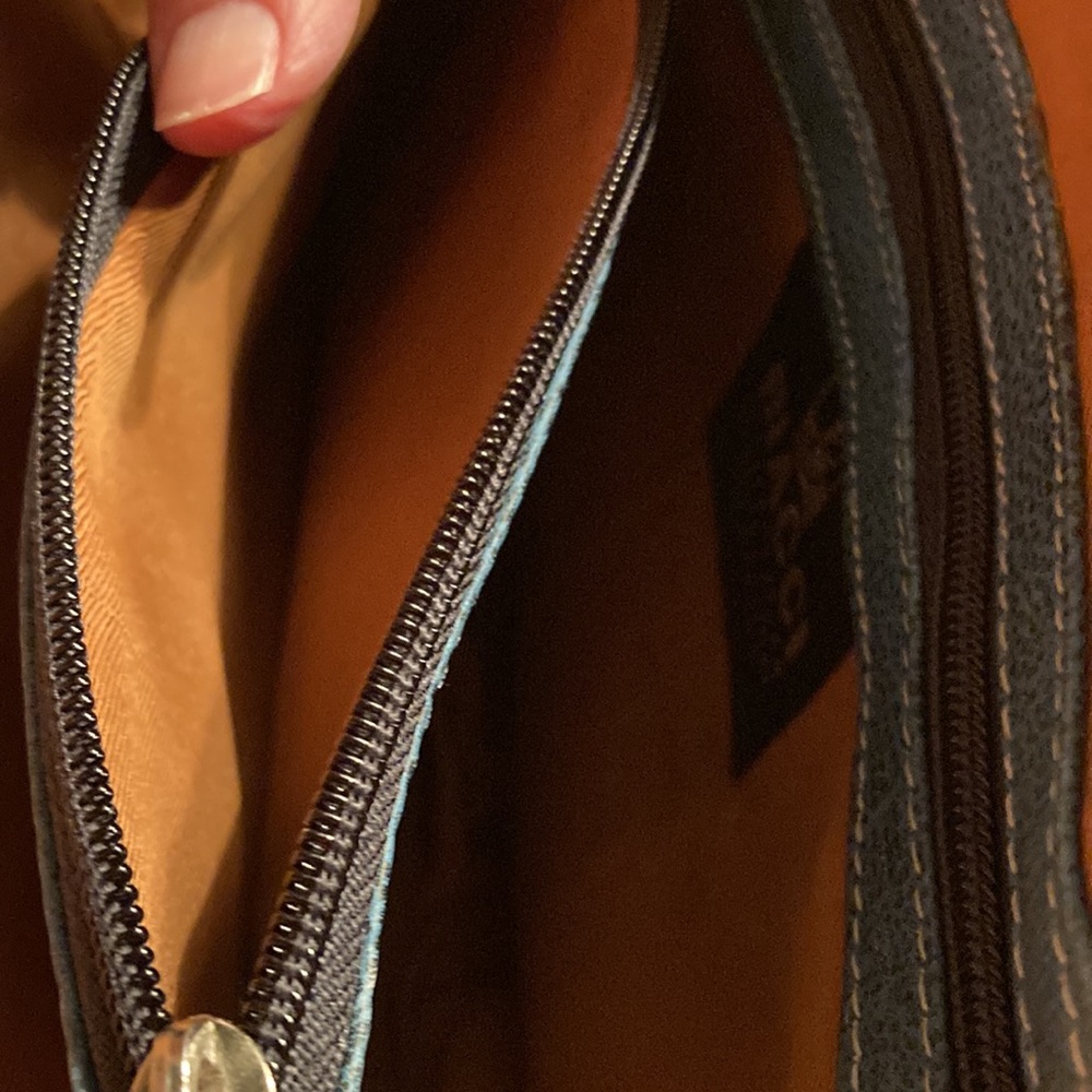 Hand-Painted Multicolor Leather Bag - Picture 14 of 16